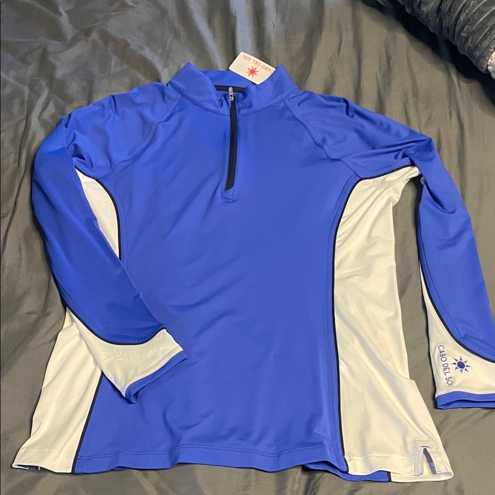 Peter Millar Cabo Del Sol Pullover size M. UPF 50+ sun protection. NWT
